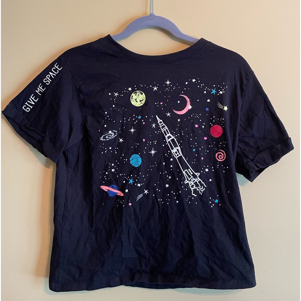 black space tee for kids